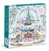 Michael Storrings Alpine Village Snowglobe 500 Piece Foil Puzzle