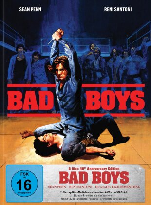 Bad Boys (1983) (Cover Deutsches Kinomotiv 1, 40th Anniversary Edition, Limited Edition, Mediabook, 2 Blu-rays + CD)