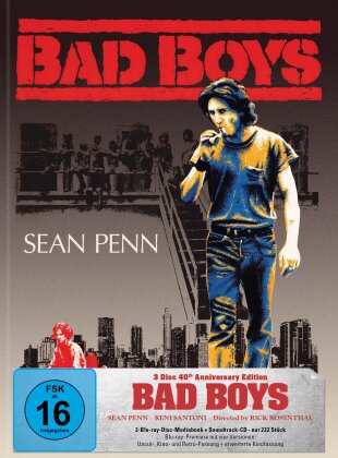 Bad Boys (1983) (Cover Französisches Kinomotiv, 40th Anniversary Edition, Limited Edition, Mediabook, 2 Blu-rays + CD)
