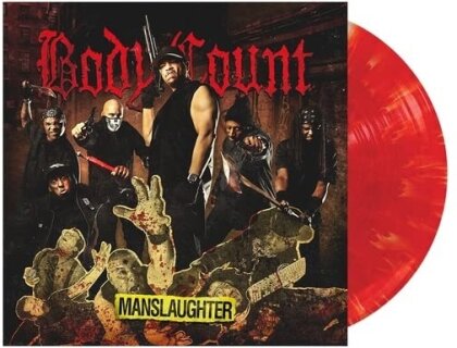 Body Count (Ice-T) - Manslaughter (2023 Reissue, Sumerian Records, CLOUDY BLOOD RED/ULTRA CLEAR VINYL, LP)