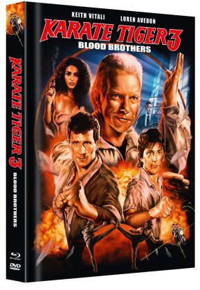 Karate Tiger 3 - Blood Brothers (1990) (Cover A, Limited Edition, Mediabook, Blu-ray + DVD)