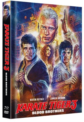 Karate Tiger 3 - Blood Brothers (1990) (Cover C, Limited Edition, Mediabook, Blu-ray + DVD)