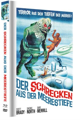 Der Schrecken aus der Meerestiefe (1966) (Cover A, Édition Limitée, Mediabook, Blu-ray + DVD + Livre audio)