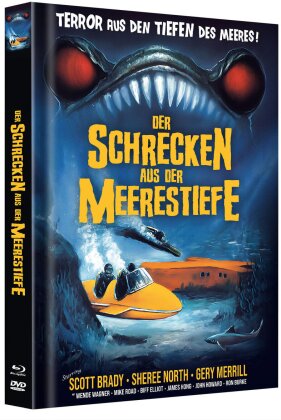 Der Schrecken aus der Meerestiefe (1966) (Cover D, Édition Limitée, Mediabook, Blu-ray + DVD + Livre audio)