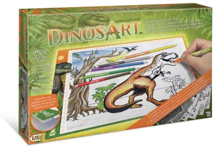 DinosArt Dino Leuchtpad zum Nachzeichnen