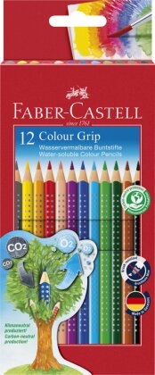 Faber-Castell Buntstift Colour Grip 12er Etui