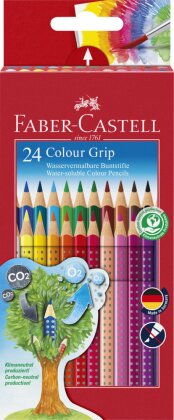 Faber-Castell Buntstift Colour Grip 24er Etui