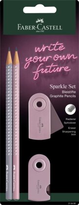 Faber-Castell Schreibset Sparkle rose shadows BK