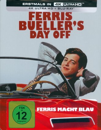 Ferris Bueller's Day Off - Ferris macht Blau (1986) (Édition Limitée, Steelbook, 4K Ultra HD + Blu-ray)