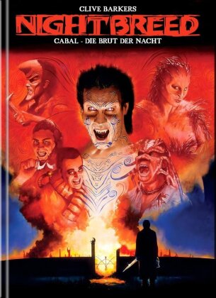 Nightbreed - Cabal: Die Brut der Nacht (1990) (Cover I, Director's Cut, Cinema Version, Limited Edition, Mediabook, 2 Blu-rays + 2 DVDs)
