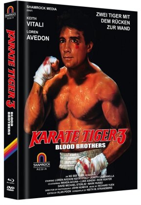 Karate Tiger 3 - Blood Brothers (1990) (Cover G, Limited Edition, Mediabook, Blu-ray + DVD)