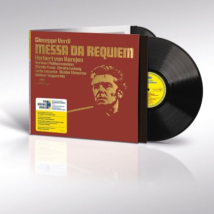 Giuseppe Verdi (1813-1901), Herbert von Karajan, Berliner Philharmoniker & Wiener Singverein - Messa Da Requiem (2023 Reissue, Deutsche Grammophon, The Original Source Series, 2 LPs)