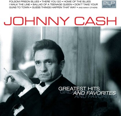 Johnny Cash - Greatest Hits And Favorites (Vinyl Passion, Transparent Red Vinyl, 2 LPs)