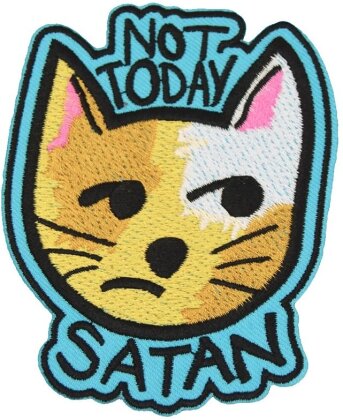 Not Today Satan Cat Patch