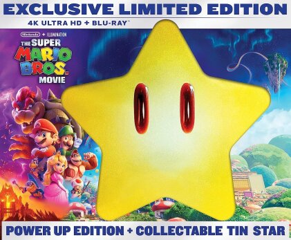 The Super Mario Bros. Movie (2023) (Power Up Edition, Collectable Tin Star, Edizione Limitata, 4K Ultra HD + Blu-ray)