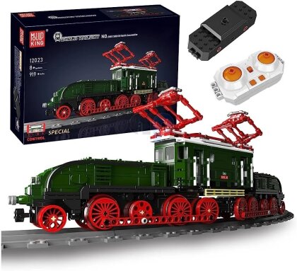 Mould King 12023 - Alligator (Krokodil) Lokomotive (RC) (919 Teile)