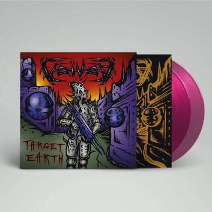 Voivod - Target Earth (2023 Reissue, Svart Records, Magenta Vinyl, 2 LPs)