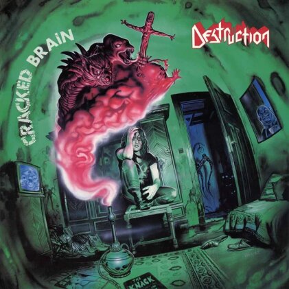 Destruction - Cracked Brain (2023 Reissue, High Roller Records, Black Vinyl, LP)