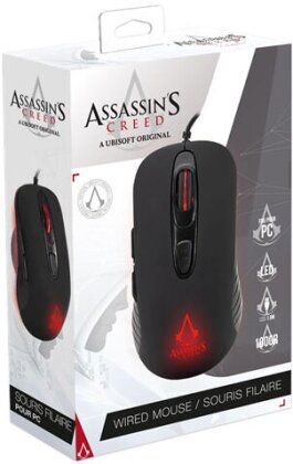 PC Gaming Mouse Assassin's Creed black 3600 DPI -LED