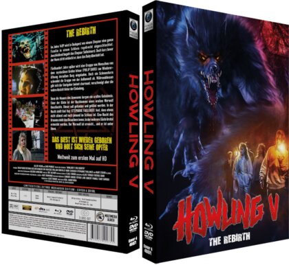 Howling 5: The Rebirth (1989) (Cover A, Edizione Limitata, Mediabook, Blu-ray + DVD)