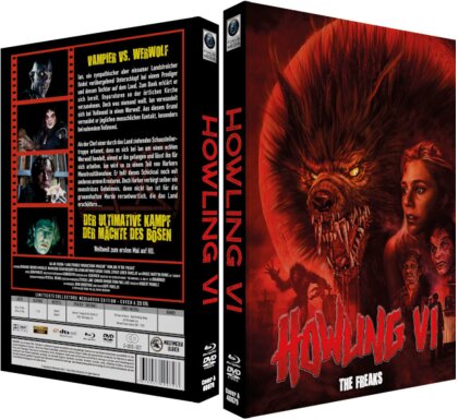 Howling 6: The Freaks (1991) (Cover A, Limited Edition, Mediabook, Blu-ray + DVD)