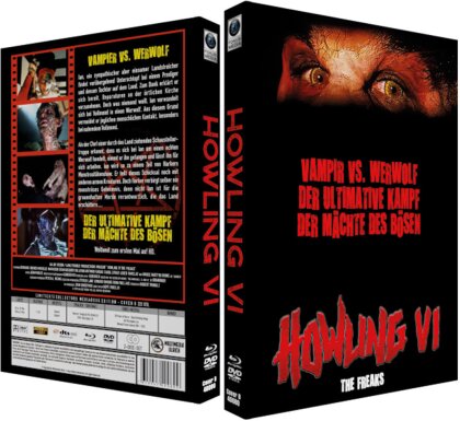 Howling 6: The Freaks (1991) (Cover B, Limited Edition, Mediabook, Blu-ray + DVD)