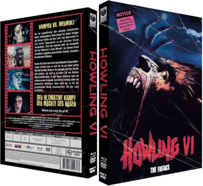 Howling 6: The Freaks (1991) (Cover D, Limited Edition, Mediabook, Blu-ray + DVD)