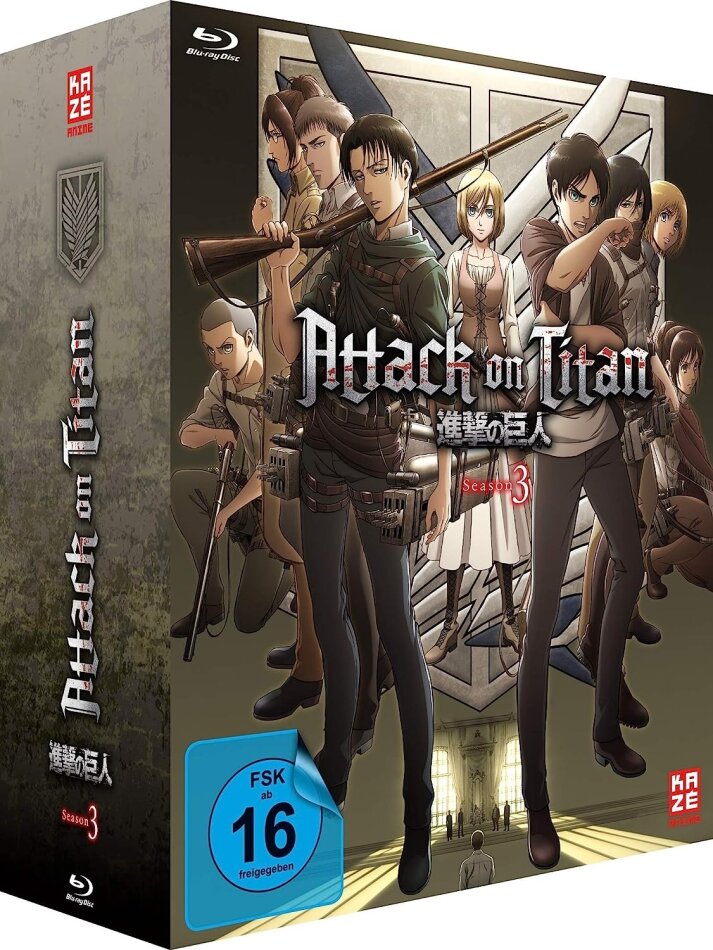 Attack on Titan - Staffel 3 (Gesamtausgabe, 2 Blu-rays)