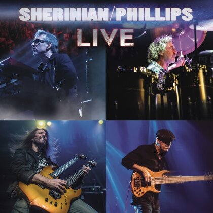 Simon Phillips & Derek Sherinian - SHERINIAN/PHILLIPS LIVE (black LP) (LP)
