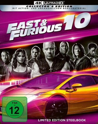 Fast & Furious 10 (2023) (Collector's Edition, Limited Edition, Steelbook)