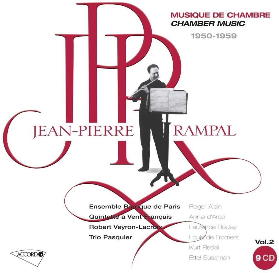 Jean-Pierre Rampal - Chamber Music V.2 1950-1959 9 CD