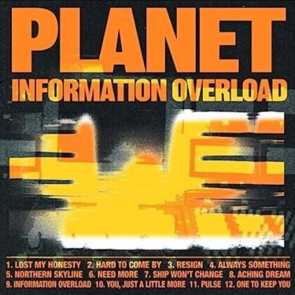 Planet - Information Overload (Orange Vinyl, LP)