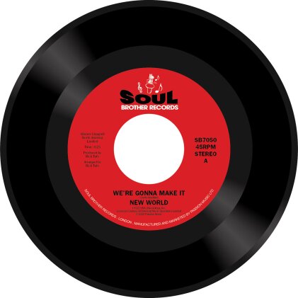 New World - We're Gonna Make It/Help The Man (2023 Reissue, Remastered, 7" Single)