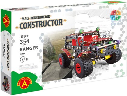 Constructor Ranger Black Spider - Bauset, 354 Teile, Werkzeug,
