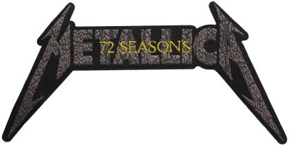 Metallica 72 Seasons Charred Logo Cut Out Patch