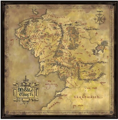 Herr der Ringe Puzzle Middle Earth (1000 Teile)