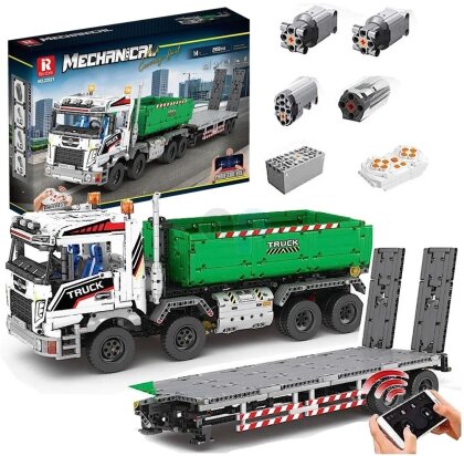 Reobrix 22021 - LKW mit Tieflader (RC) (2950Teile)