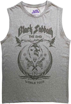 Black Sabbath Unisex Tank T-Shirt - The End Mushroom Cloud