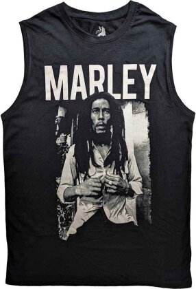 Bob Marley Unisex Tank T-Shirt - Marley B&W