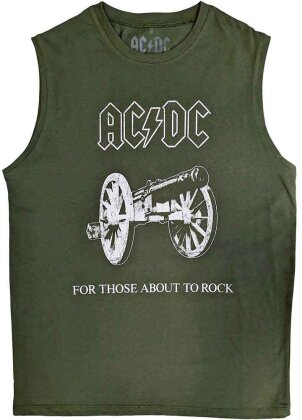 AC/DC Unisex Tank T-Shirt - About To Rock