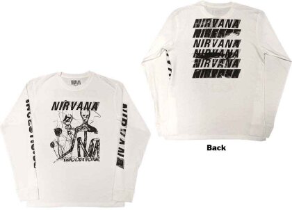 Nirvana Unisex Long Sleeve T-Shirt - Incesticide (Back & Sleeve Print)