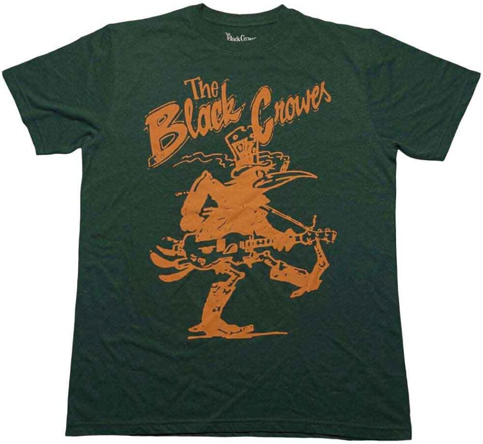 The Black Crowes Unisex T-Shirt - Crowe Guitar (Green)