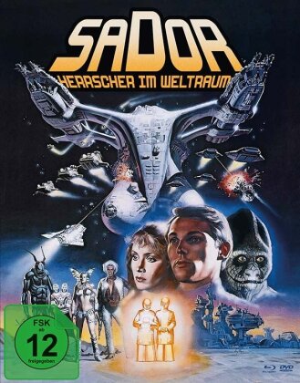 Sador - Herrscher im Weltraum (1980) (Cover B, Limited Edition, Mediabook, Blu-ray + DVD)