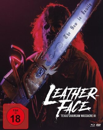 Leatherface - Texas Chainsaw Massacre 3 (1990) (Limited Edition, Mediabook, Blu-ray + DVD)
