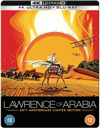 Lawrence of Arabia (1962) (60th Anniversary Limited Edition, Steelbook, 4K Ultra HD + Blu-ray)