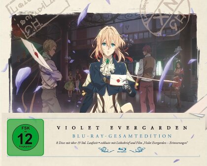 Violet Evergarden - Die komplette Serie + Filme und "Live in Concert 2021" (Edizione completa, Collector's Edition Limitata, 8 Blu-ray)