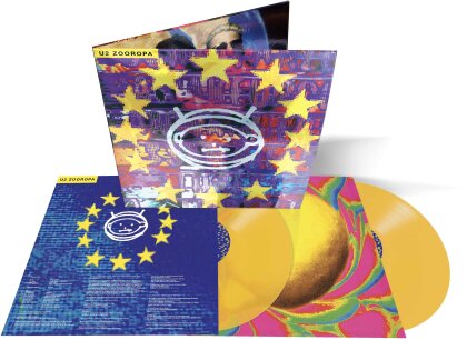 U2 - Zooropa (2023 Reissue, Gatefold, 30th Anniversary Edition, Limited Edition, Transparent Yellow Vinyl, 2 LPs)