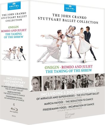 Stuttgart Ballet & John Cranko - The John Cranko Stuttgart Ballet Collection - Onegin / Romeo and Juliet / The Taming of the Shrew (4 Blu-rays)