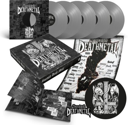 Swedish Death Metal (Silver Colored Vinyl, 5 LP)