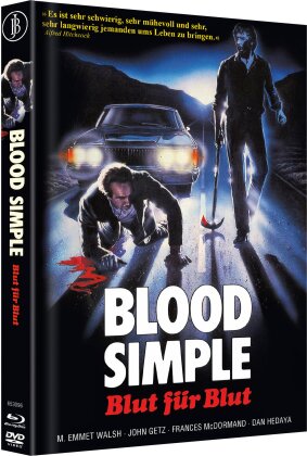 Blood Simple (1984) (Cover A, Director's Cut, Édition Limitée, Mediabook, Blu-ray + DVD)